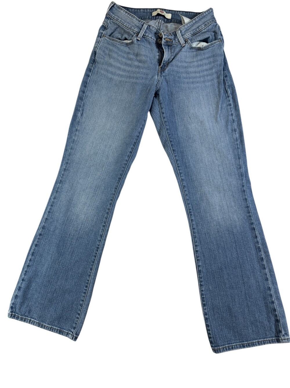 Levi’s 529 Curvy Boot Women's Bootcut Jeans Size 4M Blue Mid Rise Stretch